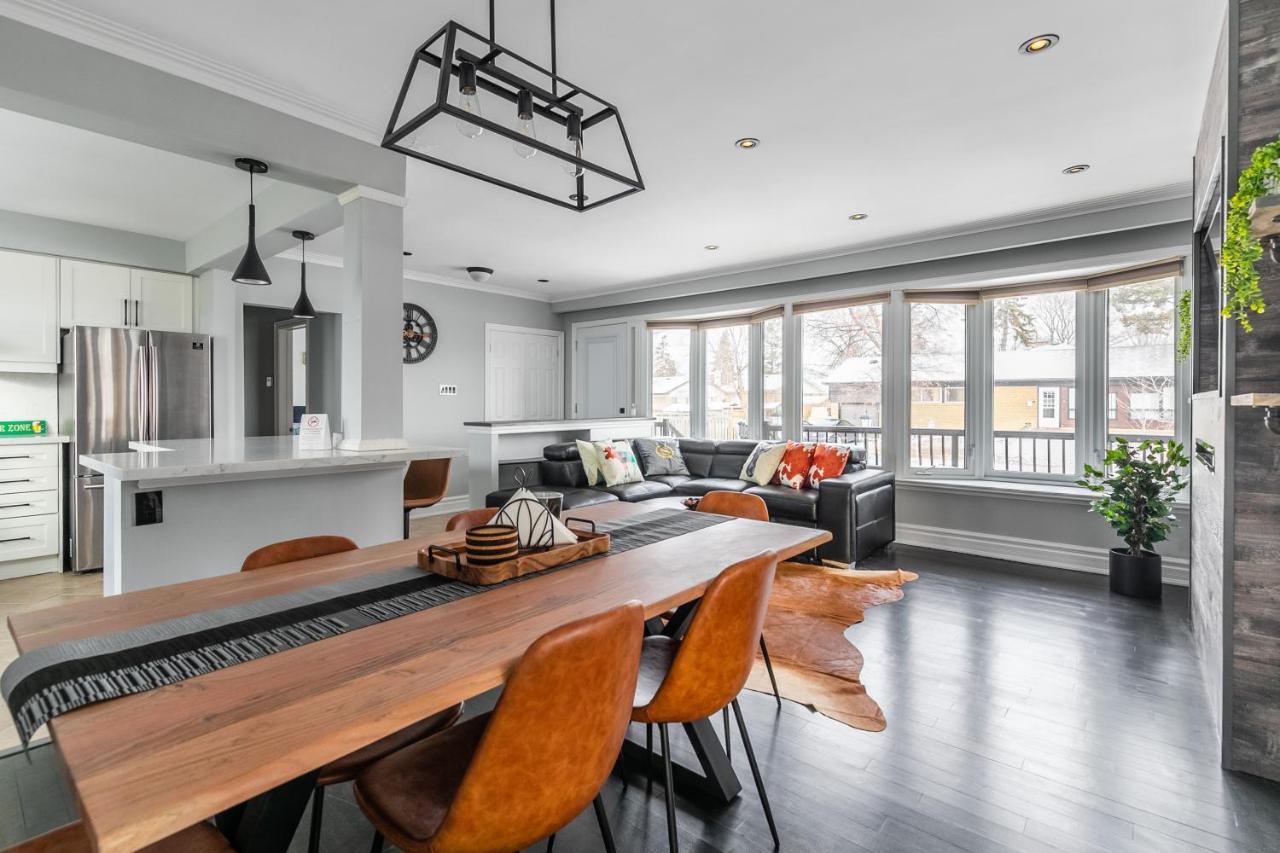 Luxury 3Br House With Bbq By Globalstay 토론토 외부 사진