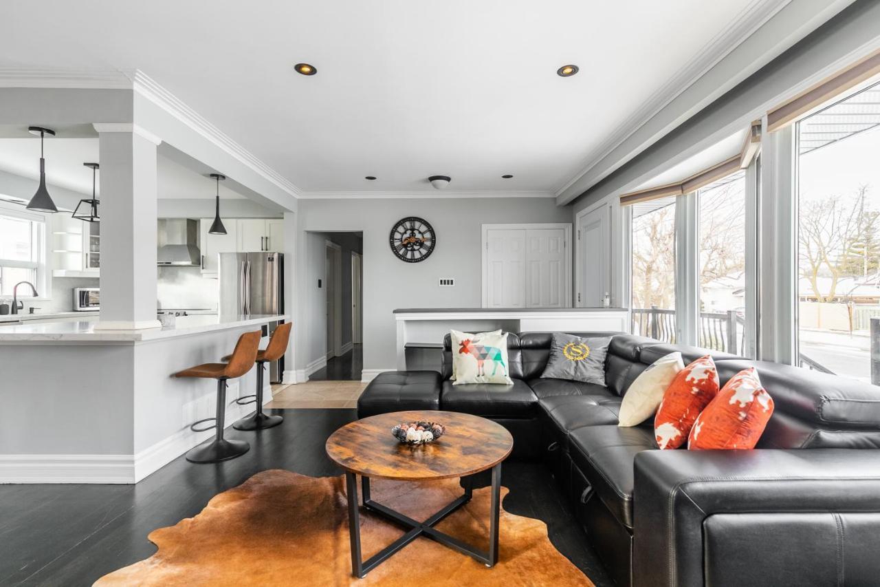 Luxury 3Br House With Bbq By Globalstay 토론토 외부 사진